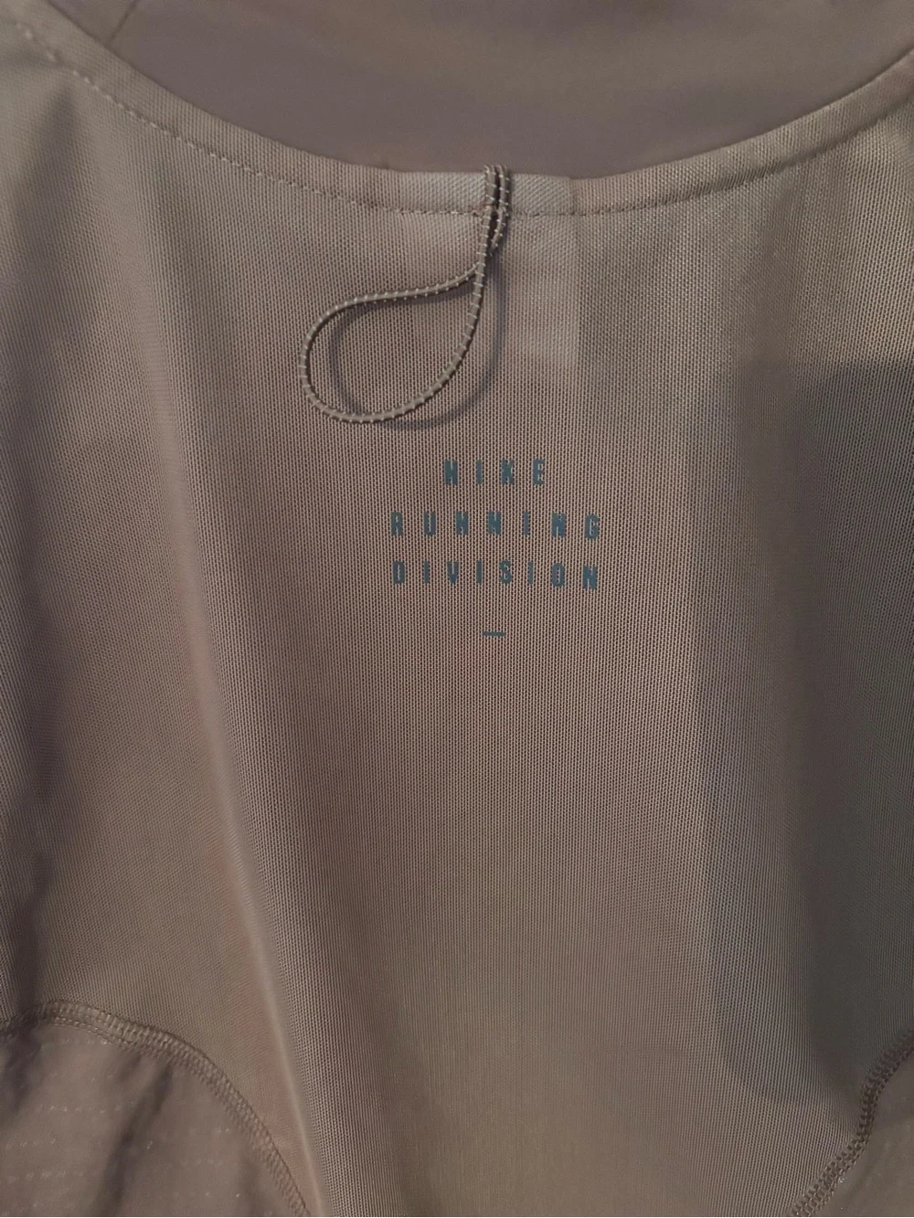Nike Running Division Long Sleeve Top in Taupe